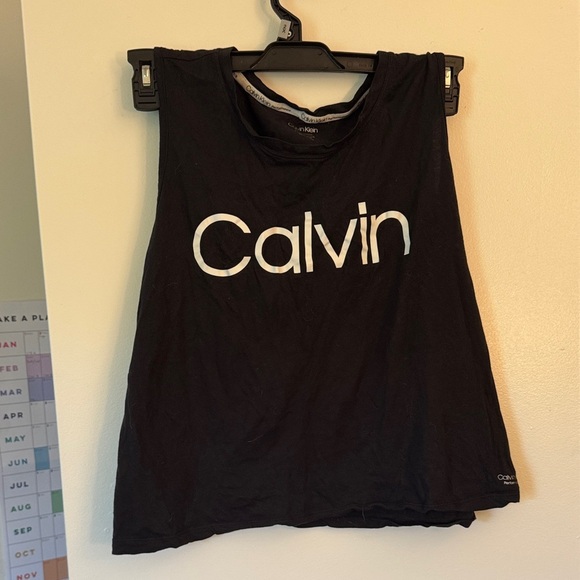 Calvin Klein Tops - Calvin Klein Black Muscle Tee
